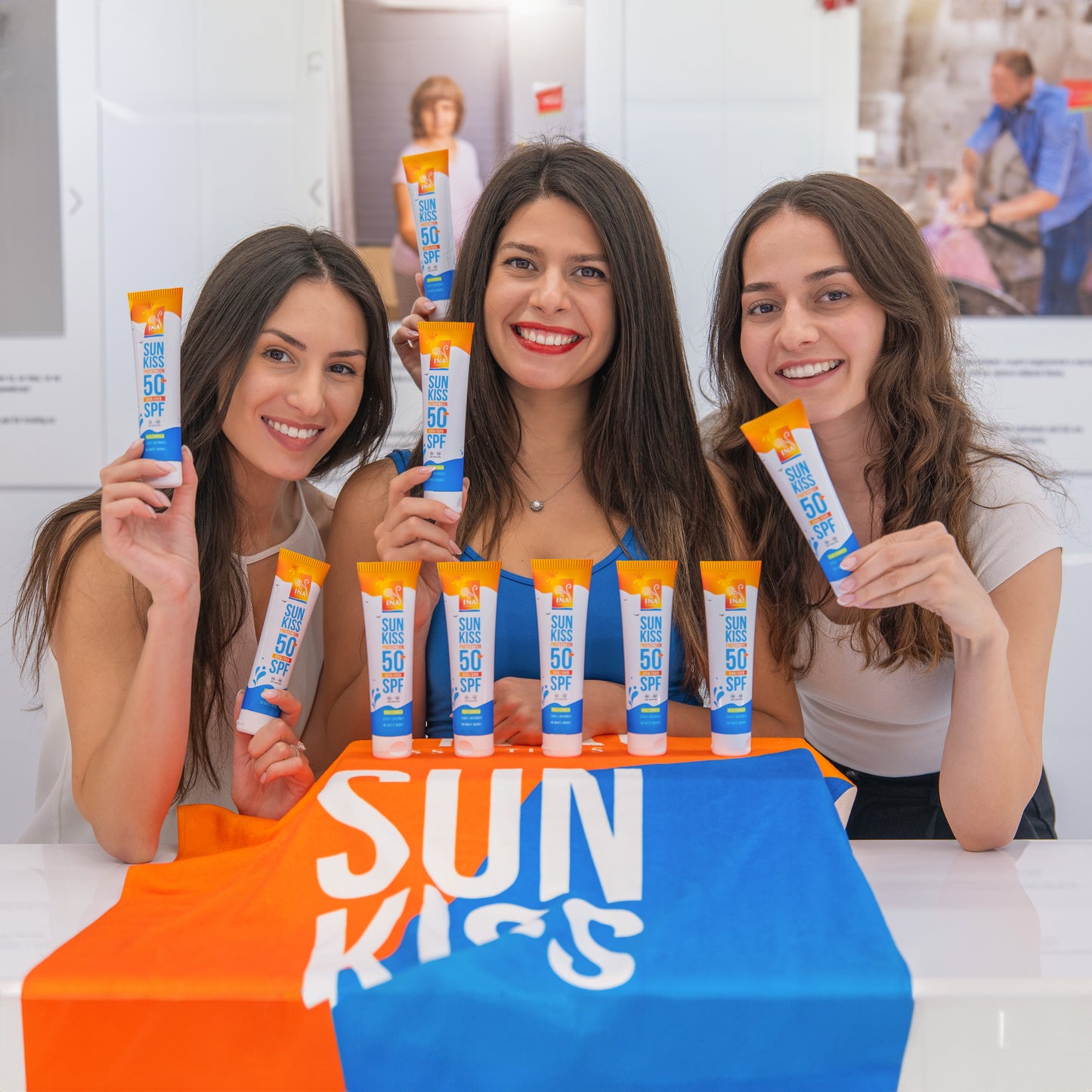 Naravna Sončna Krema za Obraz in Telo SPF 50+ z Organsko Belo Jelko