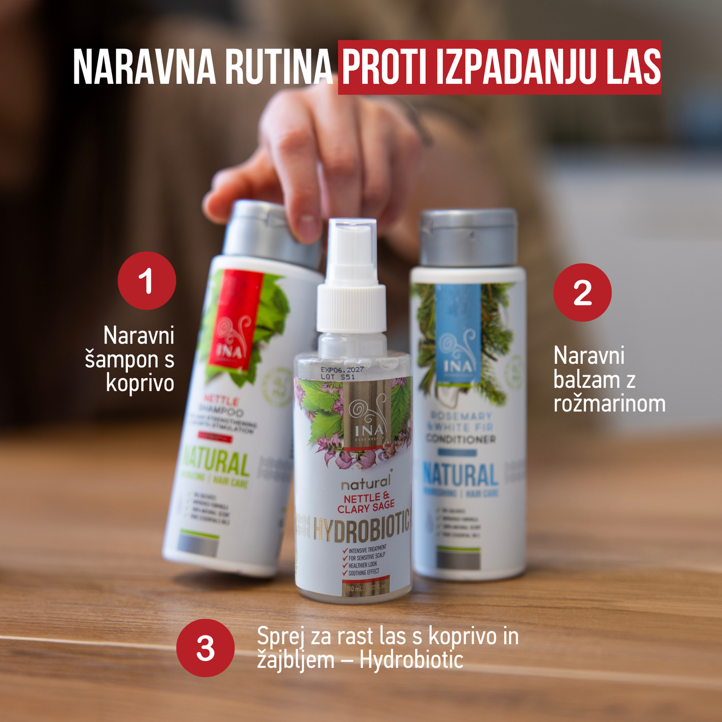 Izpadanje las RoutINA™ za Njo - trajna rešitev za Izpadanje las