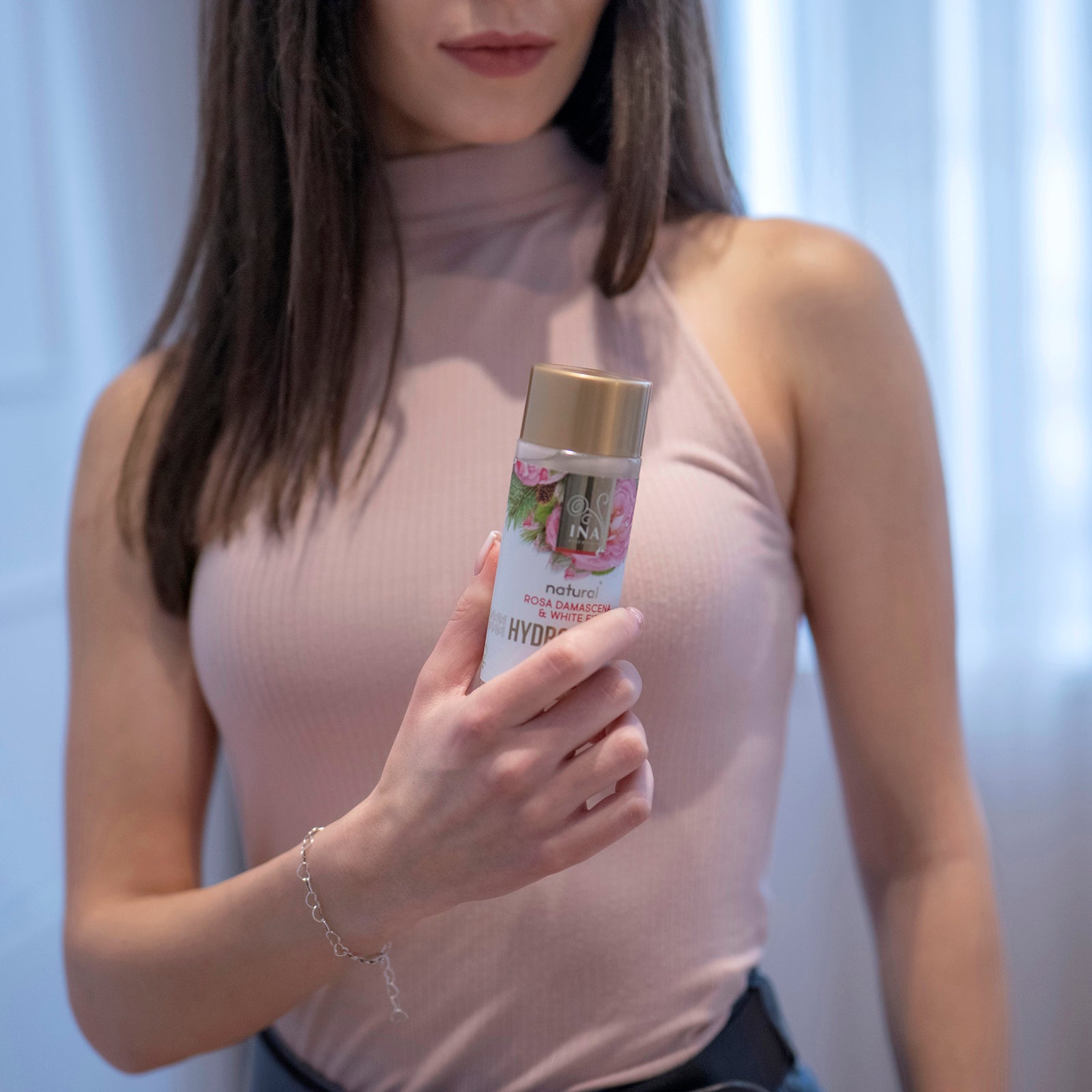 Hydrobiotic - vrtnica, bela jelka & limonina lupina - intenzivna ANTI-AGE nega