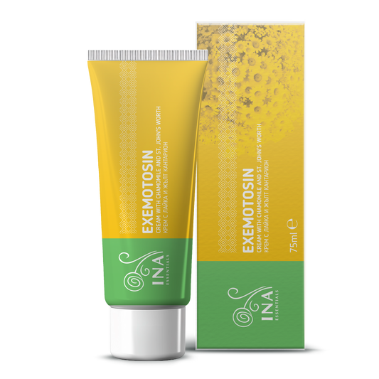 Krema za Luskavico, Ekceme in Razdraženo kožo - s šentjanževko, kamilico in propolisom