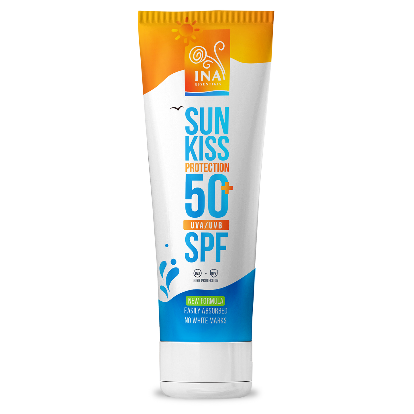 Naravna Sončna Krema za Obraz in Telo SPF 50+ z Organsko Belo Jelko