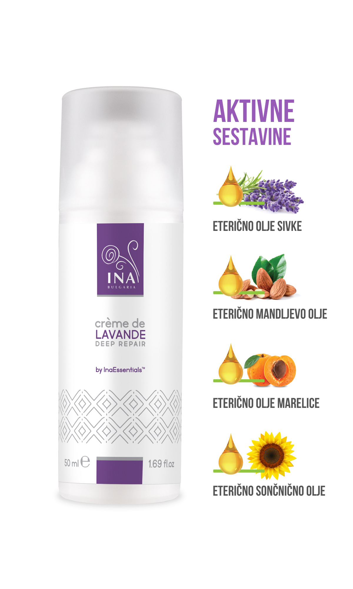 Lavender Secret - Naravna sivkina krema za roke