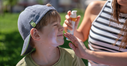 Soncna krema za otroke SPF 50 naravna za vso druzino - InaEssentials