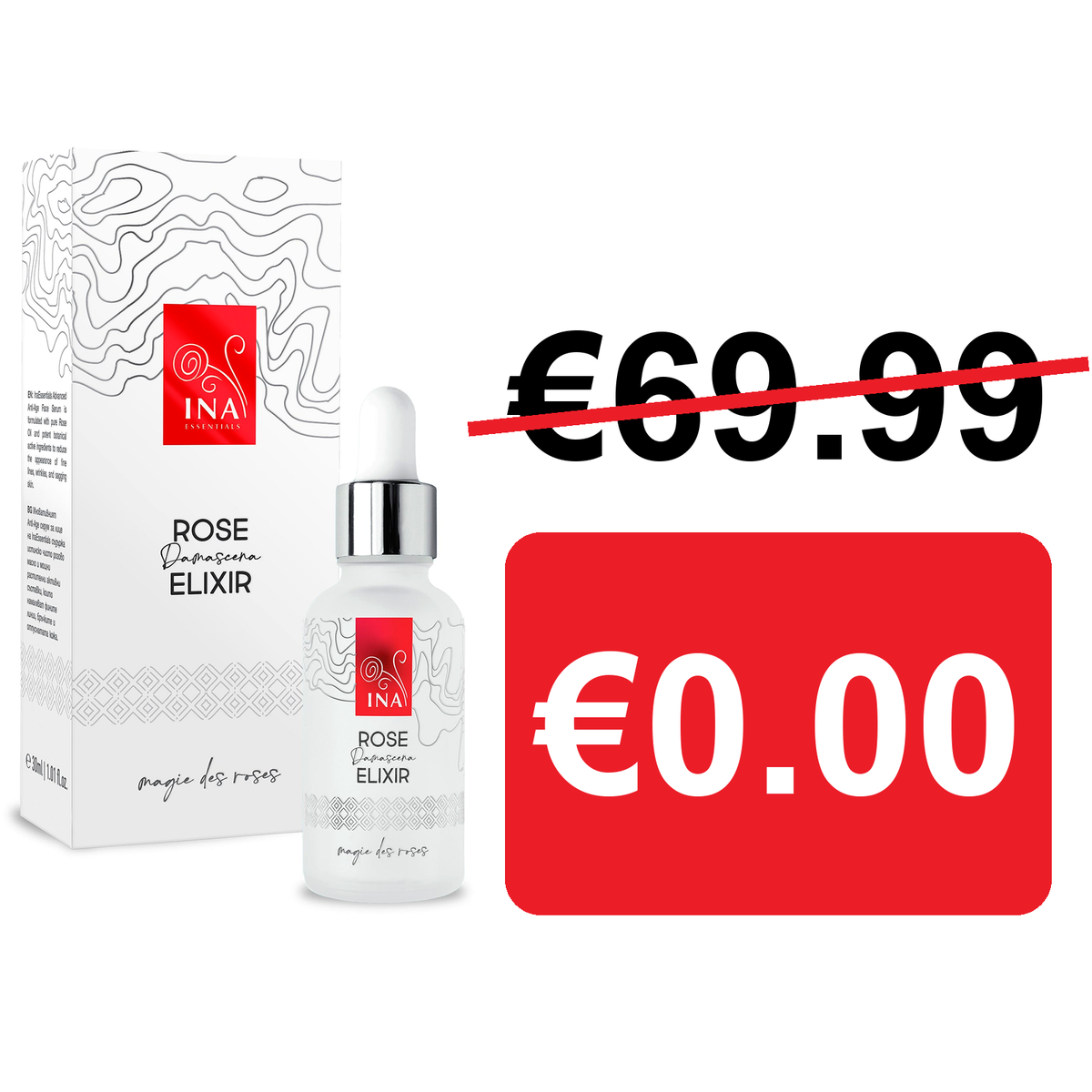 + Darilo Serum Proti Staranju Rose Elixir