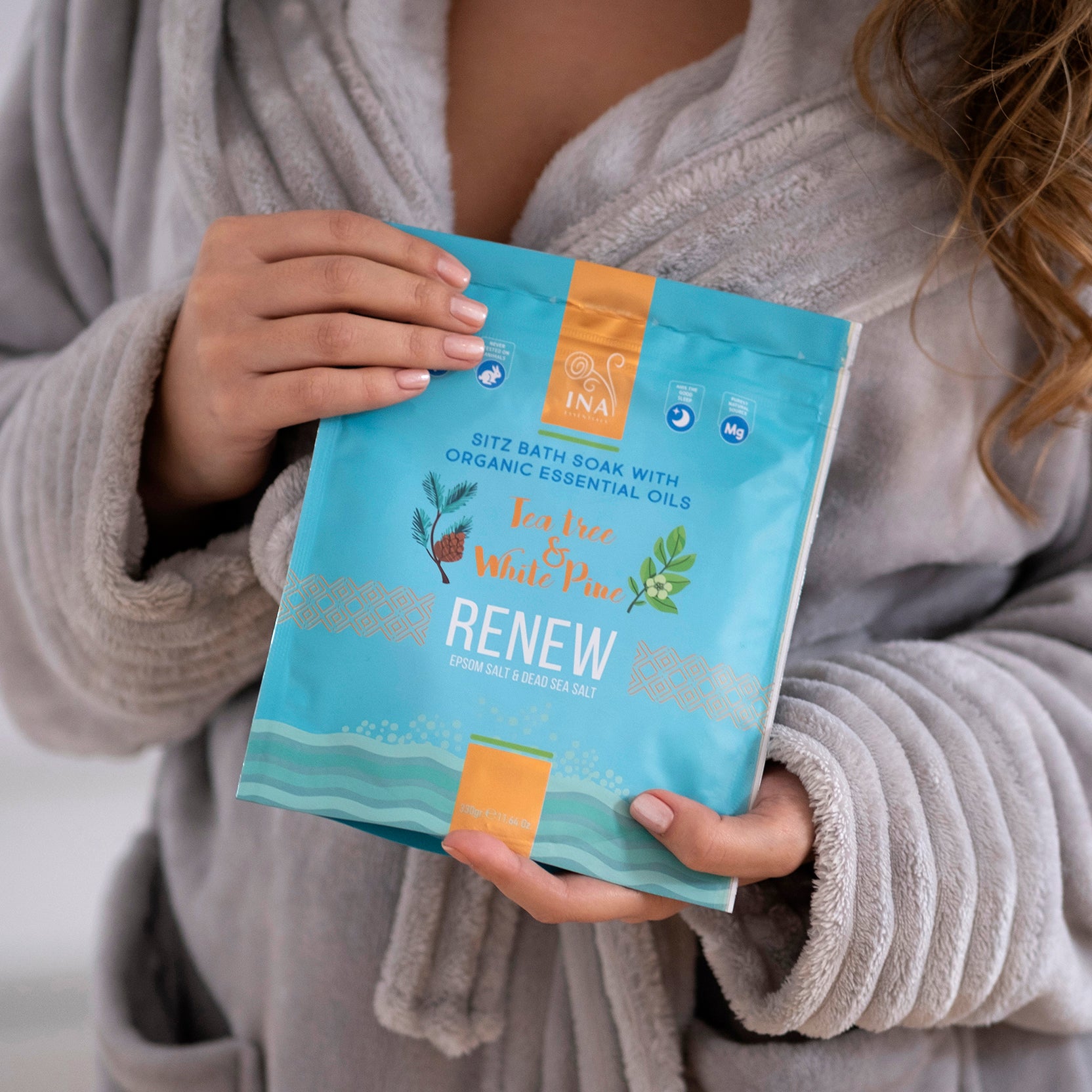 Renew - Kopalna sol s Čajevcem in Belim Borom za Glivice in Utrujene noge
