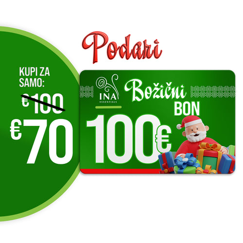 Kupite Božični darilni bon v vrednosti 100€, plačajte 70€ - Digitalni Bon