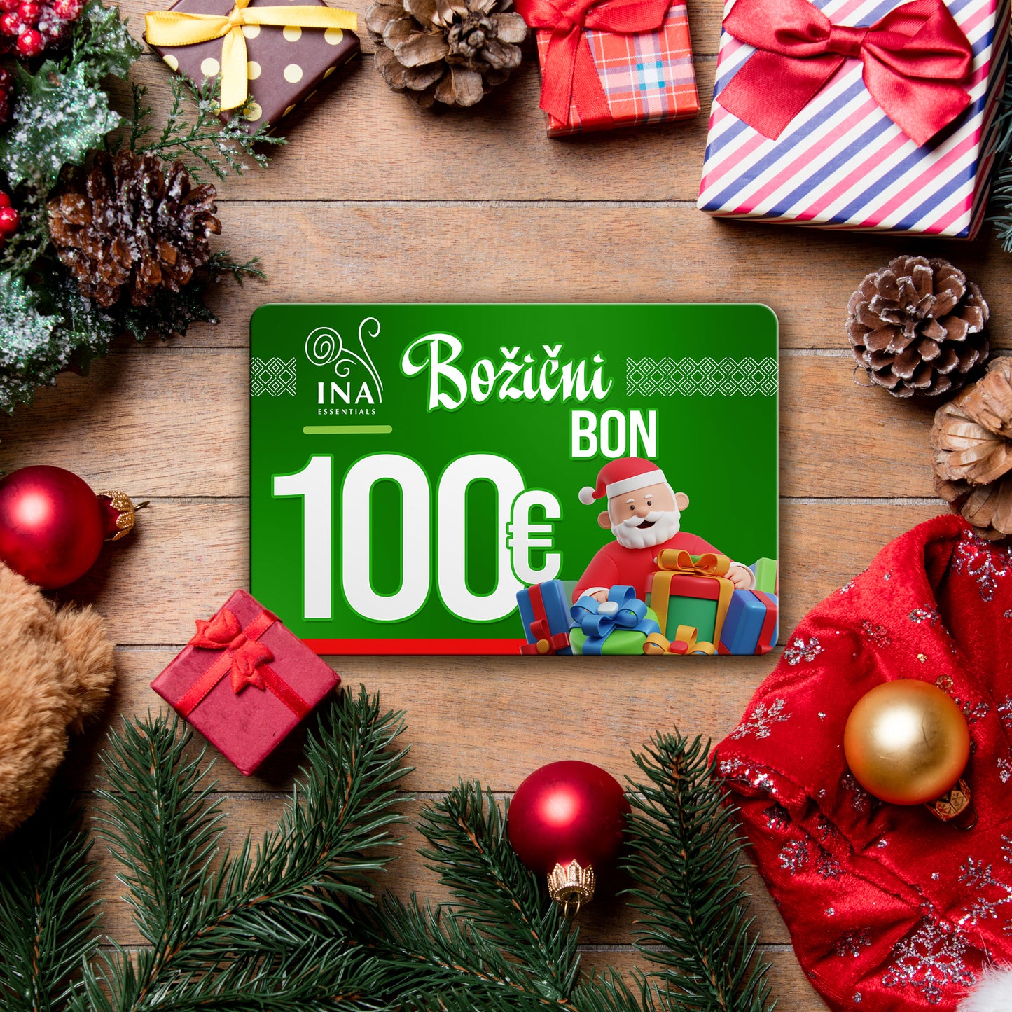 Kupite Božični darilni bon v vrednosti 100€, plačajte 70€ - Digitalni Bon