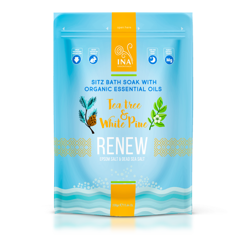 Renew - Kopalna sol s Čajevcem in Belim Borom za Glivice in Utrujene noge
